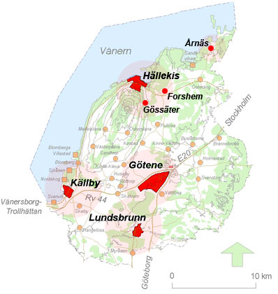 Lediga tomter i Lundsbrunn, Götene kommun