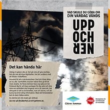 Information om krisberedskap från Myndigheten för samhällsskydd och beredskap och Götene kommun.