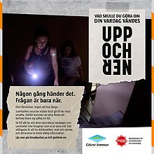 Informationskampanj om beredskap från Myndigheten för samhällsskydd och beredskap och Götene kommun.