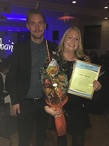 Järnia/SportInn Årets Butik 2017 Maria Barath och Patric Norismaa