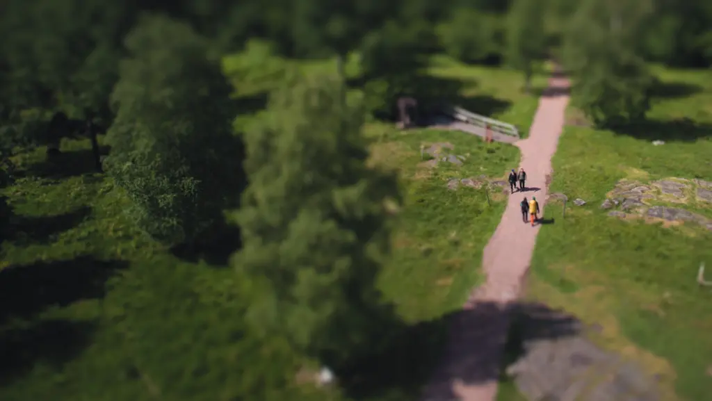 Vandrare på Högkullen.