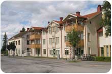 Bostadsgata i Lundsbrunn.