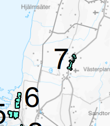 Karta över område 7