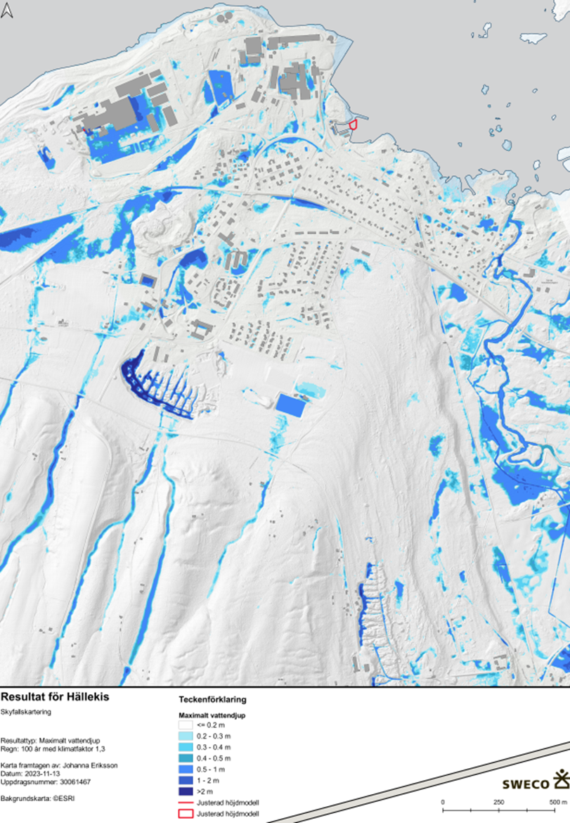 Skyfallskarta Hällekis
