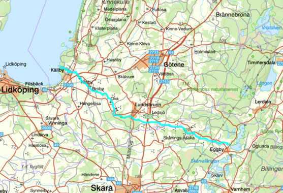 Karta över Råmmån