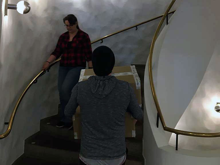 När hissen går sönder.