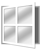 Fönster, symbol för sammanhållen journalföring