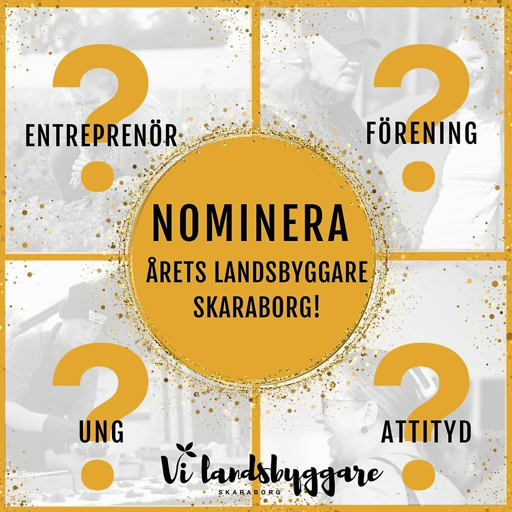 Nominera Årets Landsbyggare Skaraborg!
