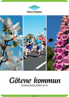 Framsidan på broschyren kommunguiden 2010. 