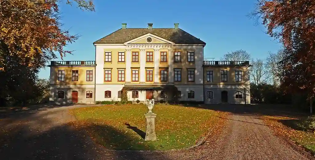 Stor gul herrgård.