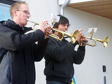Fanfar av Magnus Svensson och Johan Larm. Klicka på bilden för att förstora.