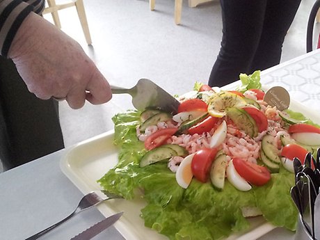 Smörgåstårta. Klicka på bilden för att förstora.