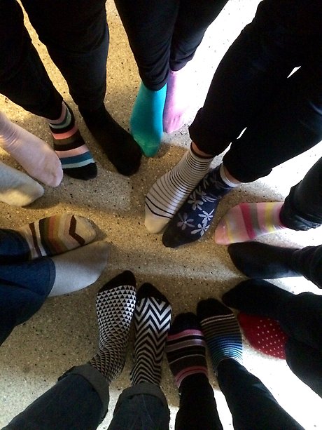 Nu rockar vi handikappavdelningens sockor!
