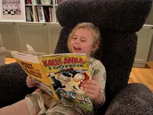 Omslaget på Götenes äventyr i Kalle Anka-tidningen.