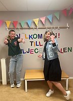 Bild på oss som jobbar på Lilla Kullen.