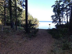 Björkkullasand badplats.