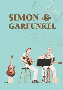 Två gitarrspelande herrar som sitter och spelar och sjunger.